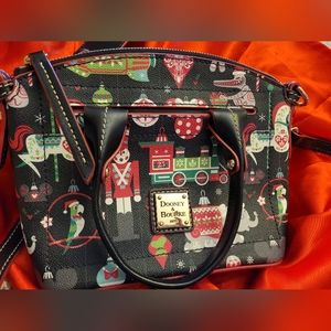 D&B Exclusive Disney Christmas Holiday Zip Satchel